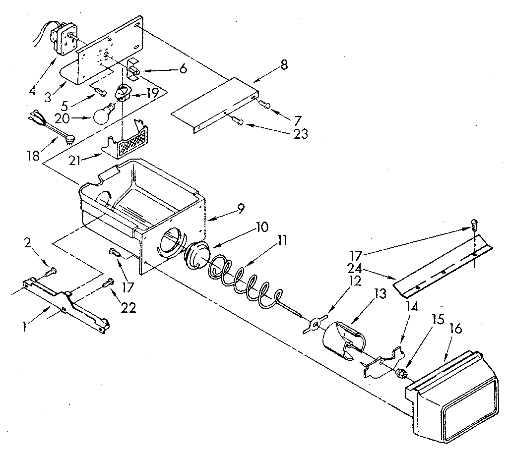 Freezer interior