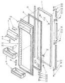 Refrigerator door