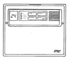 AT&T CENTRAL CONTROLLER control panel diagram