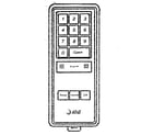 AT&T WIRELESS REMOTE/TRANSMITTER replacement parts diagram