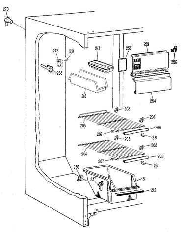 Freezer section