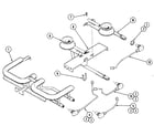 Kenmore 62912103 burner/manifold assembly diagram