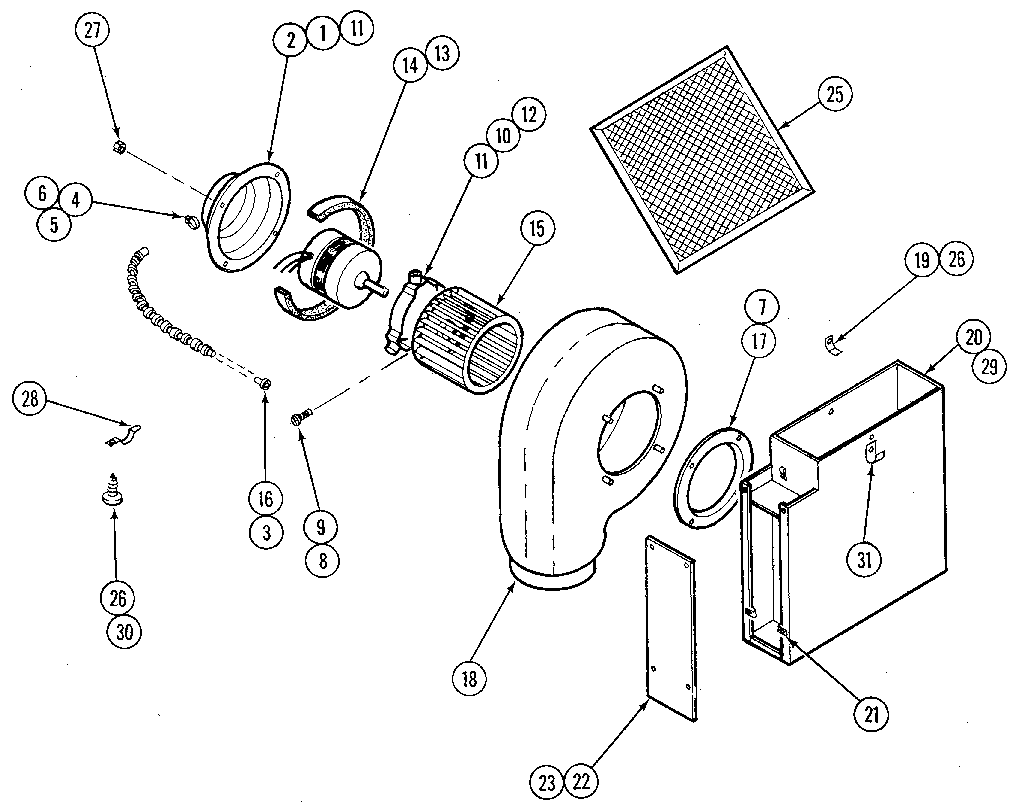 Blower plenum