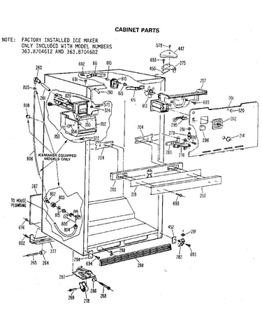 Cabinet parts