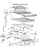 Comparment separator/divider block