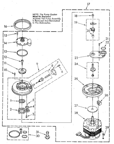 Pump and motor