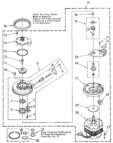 Pump and motor