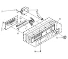 Kenmore 6651578582 console panel diagram