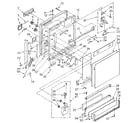 Kenmore 6651578582 door and toe panel diagram