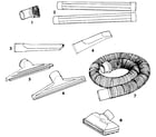 Craftsman 113179740 2-1/2" diameter plastic accessories diagram