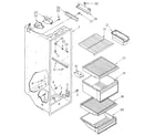 Kenmore 1068580381 refrigerator liner diagram
