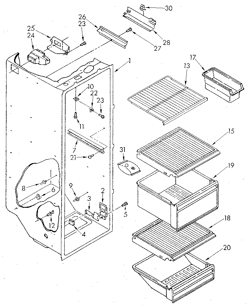 Refrigerator liner