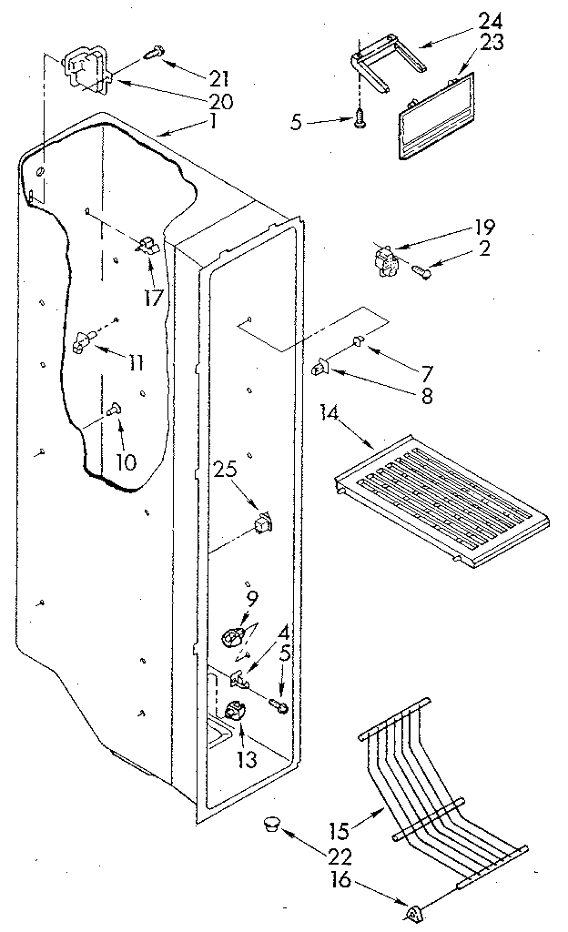 Freezer liner