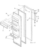 Refrigerator door