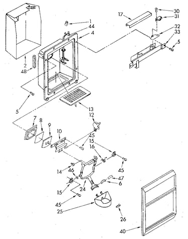 Dispenser front