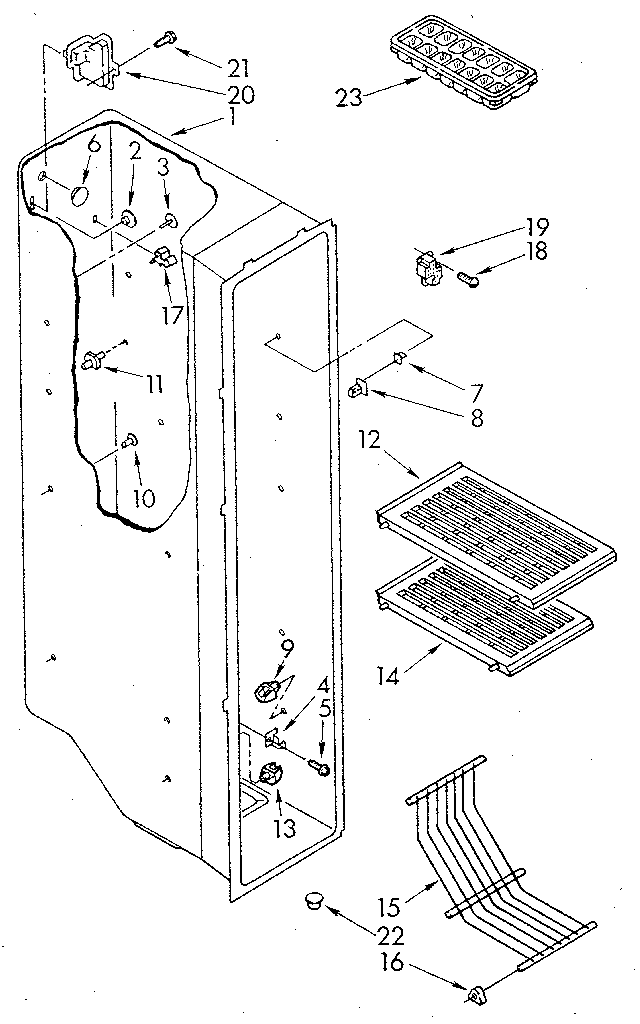 Freezer liner