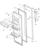 Refrigerator door