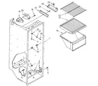 Kenmore 1068480071 refrigerator liner diagram