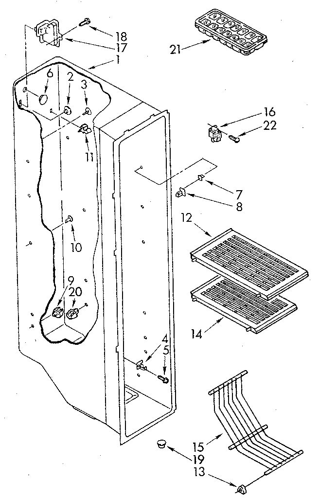 Freezer liner