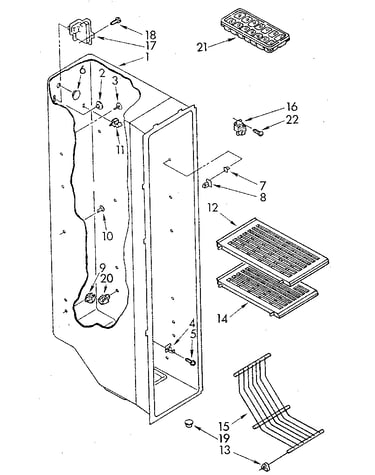 Freezer liner
