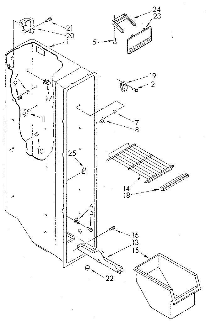Freezer liner