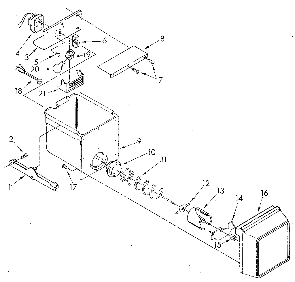 Freezer interior