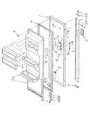 Refrigerator door