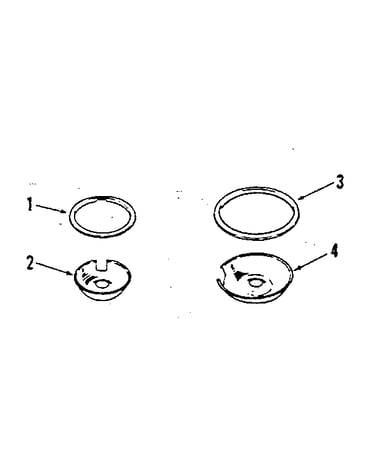 Porcelain pan and chrome ring kit no. 8068400