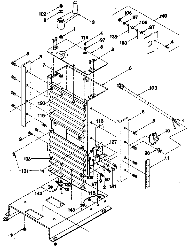 FRAME, SIDE RAILS & BASE PLATE