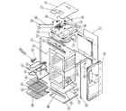 Kenmore 62921137 basic body diagram