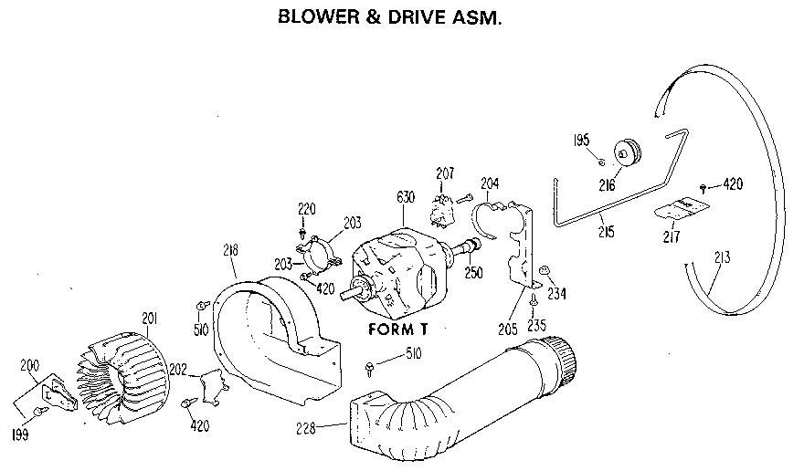 Blower and drive