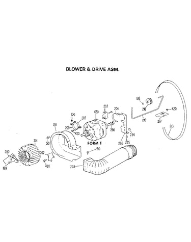 Blower and drive