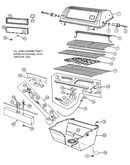 Grill and burner section