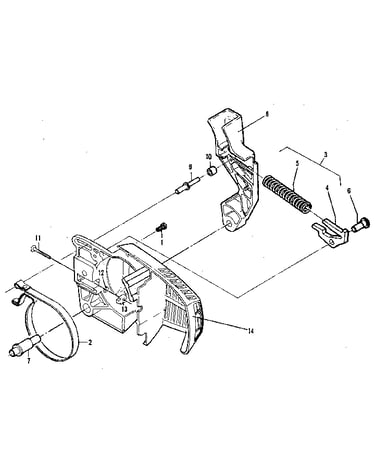 Brake housing assembly