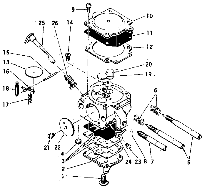 Complete carburetor zama c-2s