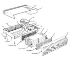 Kenmore 635832600 unit parts diagram