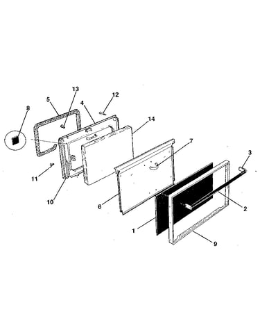 Oven door