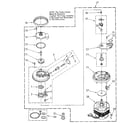 Kenmore 6651588583 pump and motor diagram