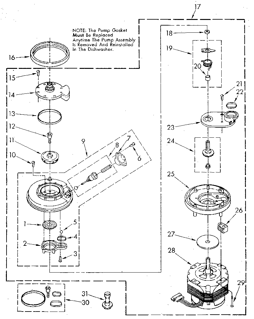 PUMP AND MOTOR