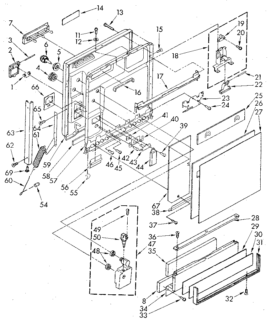 DOOR AND TOE PANEL