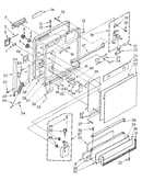 Door and toe panel