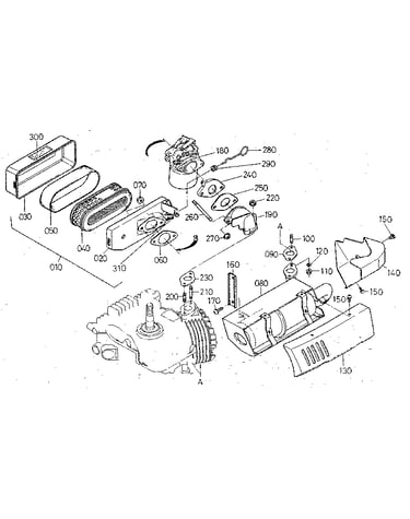 Air cleaner - muffler