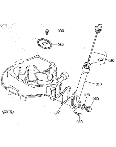 Oil filler pipe