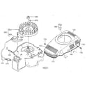 Kubota W5021-SC bonnet - spark plug diagram