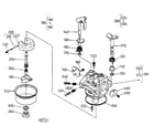 Kubota W5021-SC carburetor (component parts) diagram