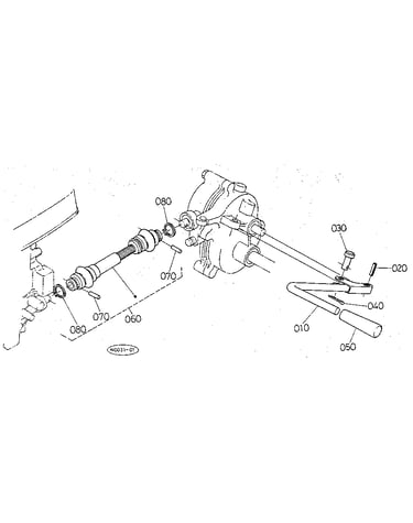 Change lever - joint