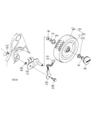 Rear wheel (8x2.0)