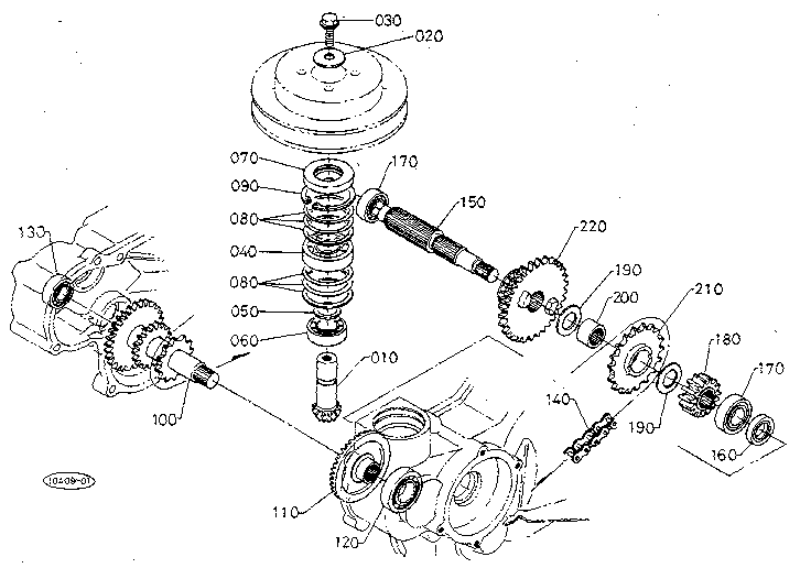 SECOND SHAFT - THIRD SHAFT