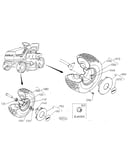 Rear wheel (18x850-8) - front wheel (14x500-6)