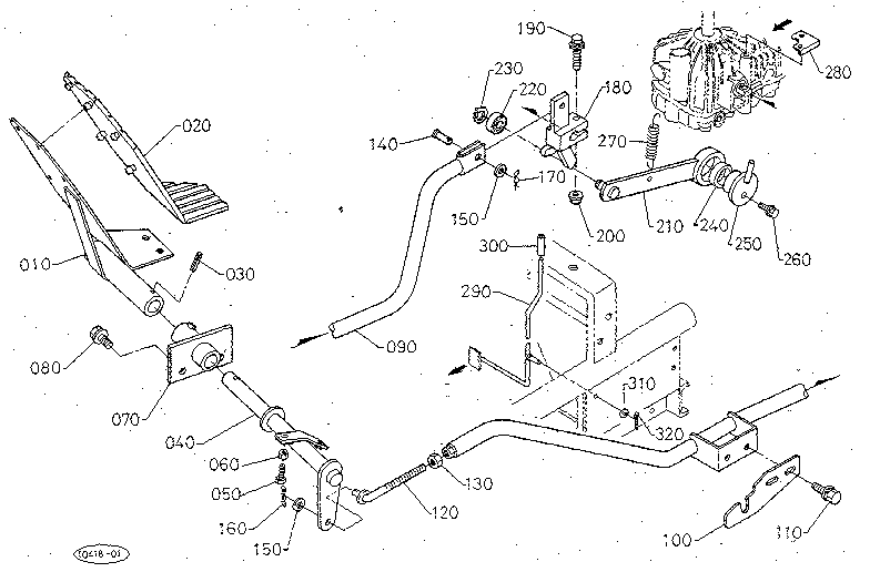 SPEED CHANGE PEDAL (HST)